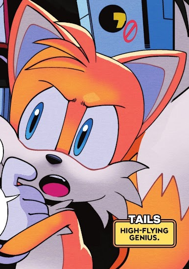 Tails, talking to himself and thinking of a way to get them back home.
